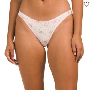 RARE Free People Flora Bikinil Panty with Trim Lace, NWT | Size Small